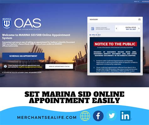 how to reschedule marina sid appointment|MARINA SID/ SRB (Seaman’s Book) Online Application 2023.